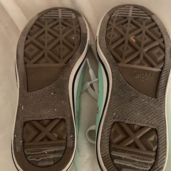 Turquoise converse - Picture 4 of 4